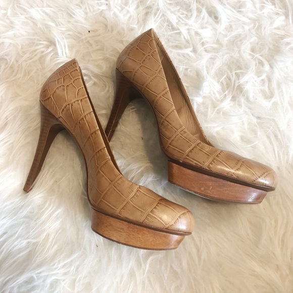 Tory Burch Isabella Platform Stiletto Heels - Picture 2 of 5